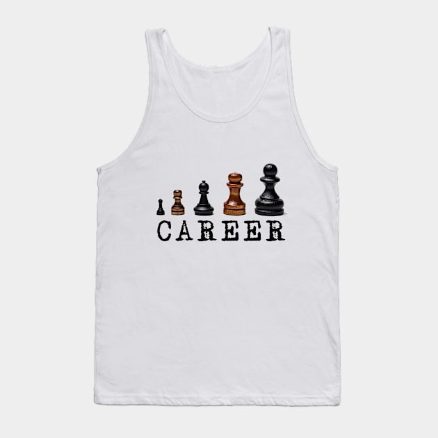 Career On White Tank Top by funfun